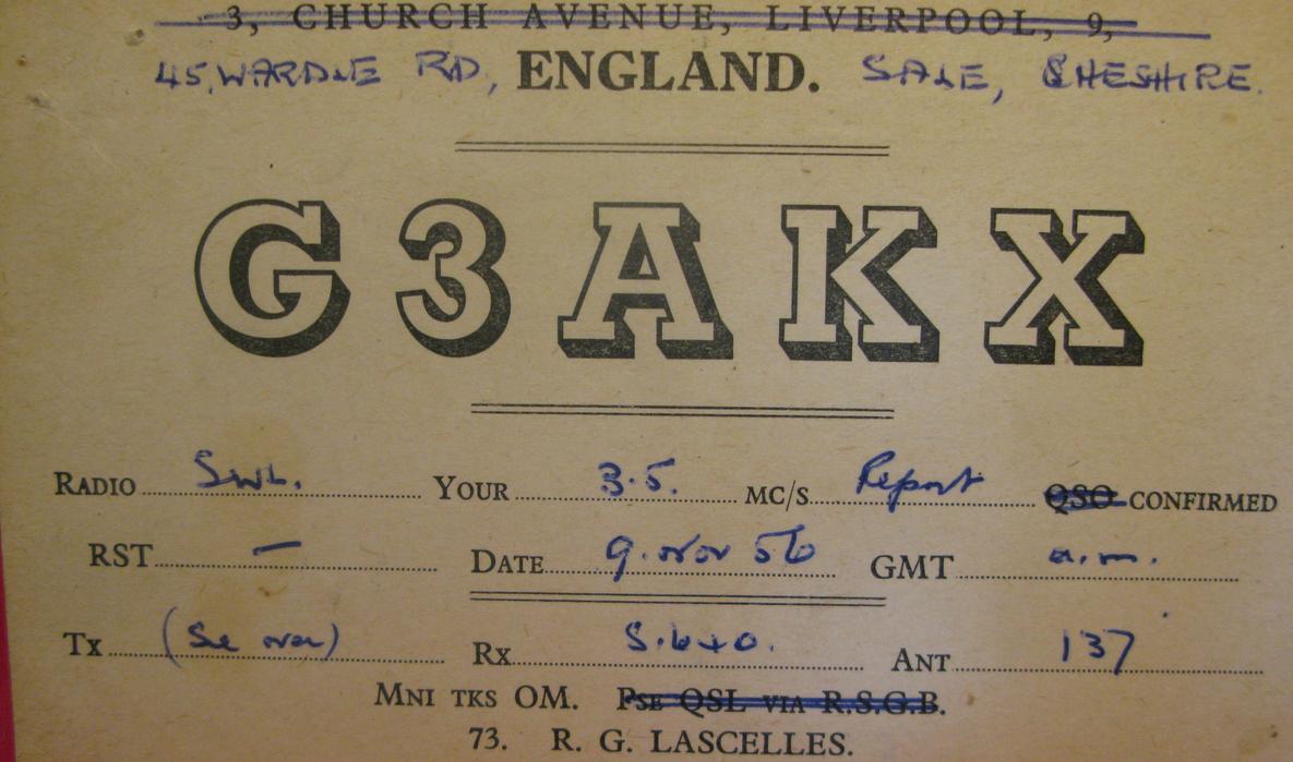Front of card from g3akx