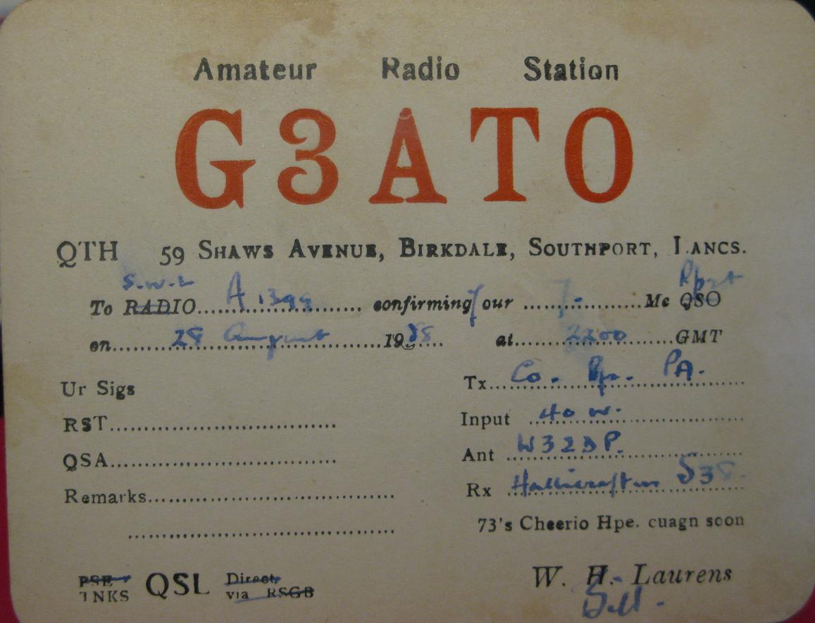 Front of card from g3ato