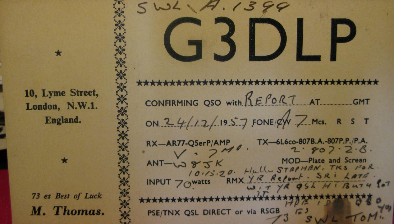 Front of card from g3dlp