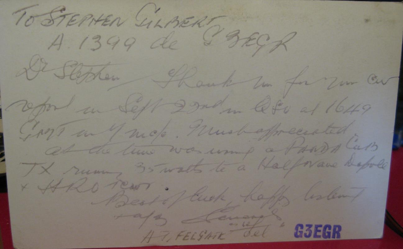 Back of card from g3egr