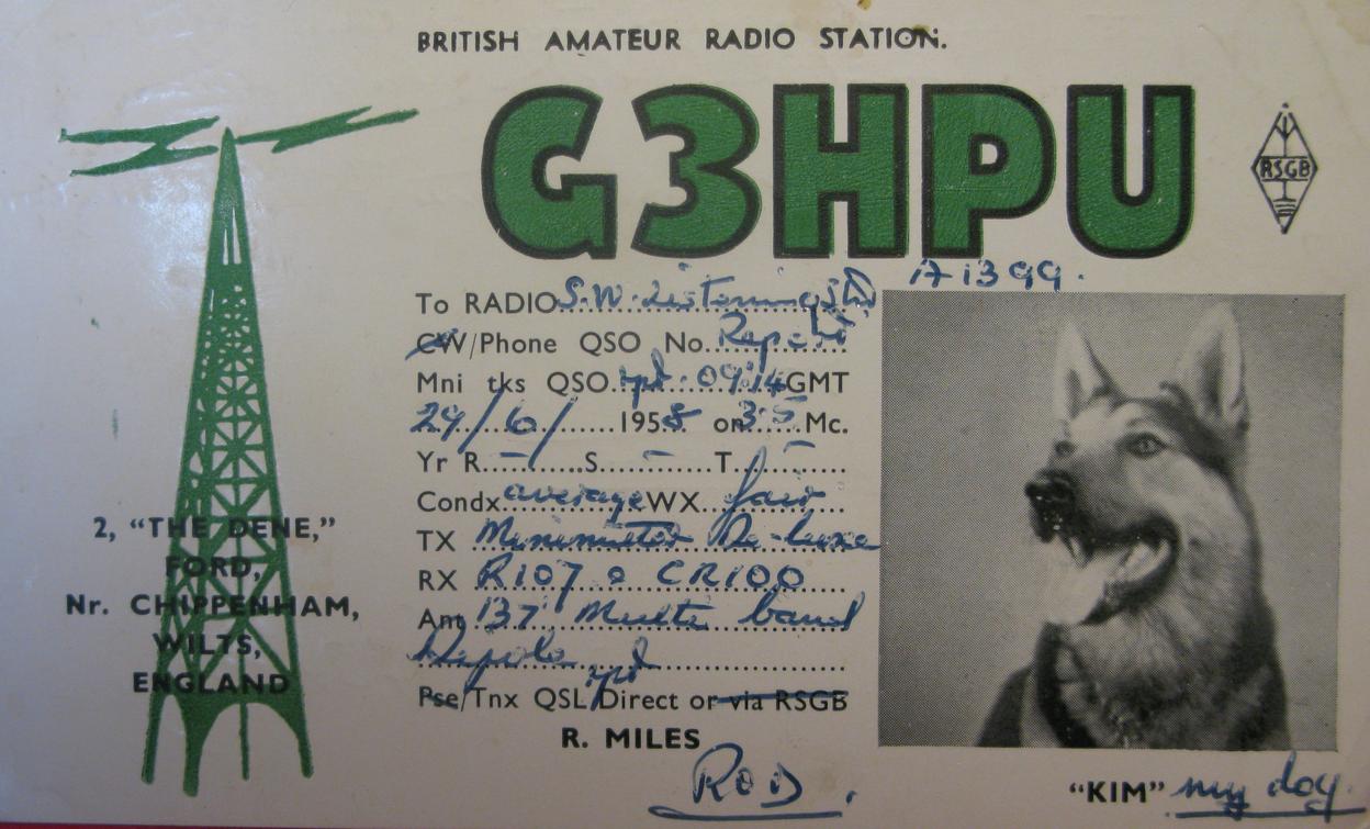 Front of card from g3hpu