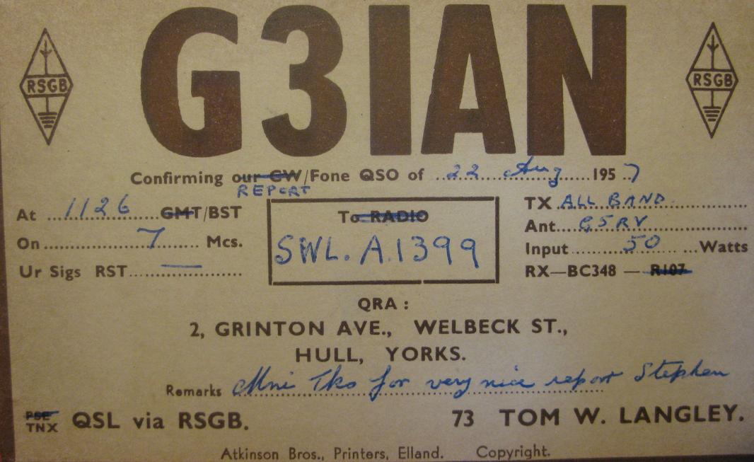 Front of card from g3ian