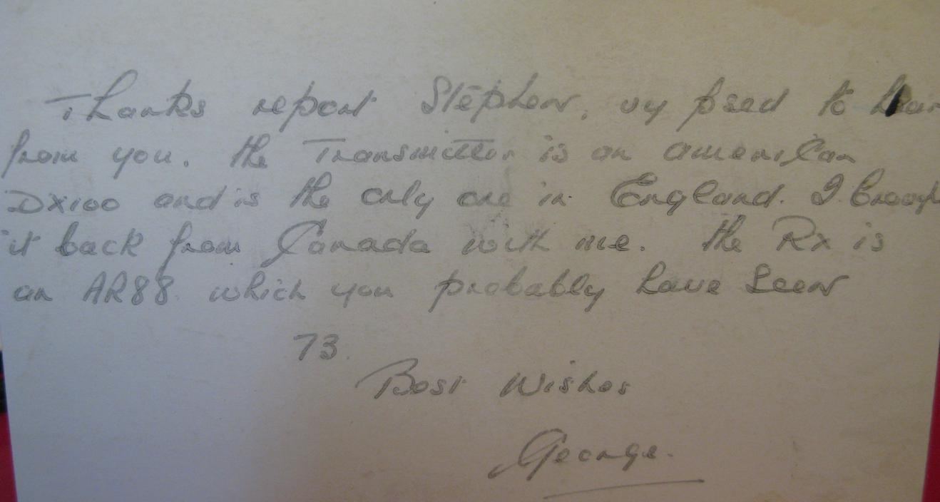Back of card from g3jnx