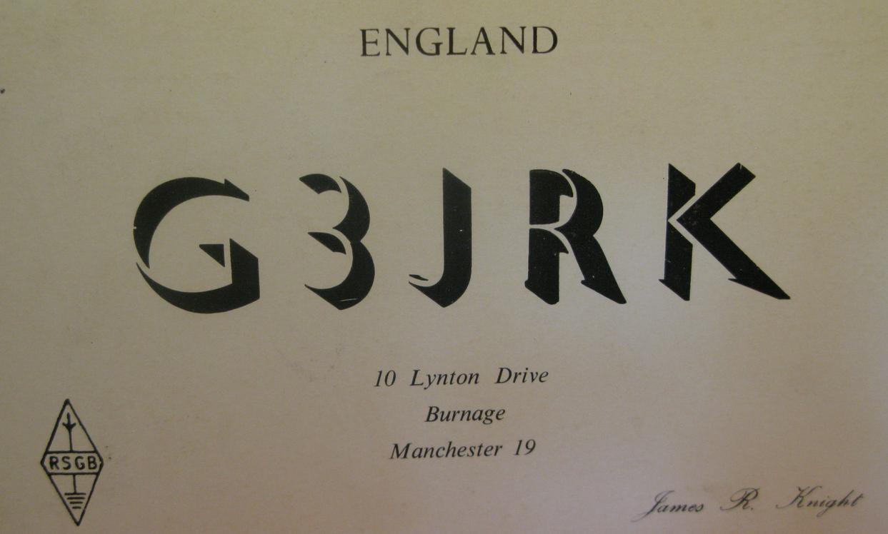 Front of card from g3jrk