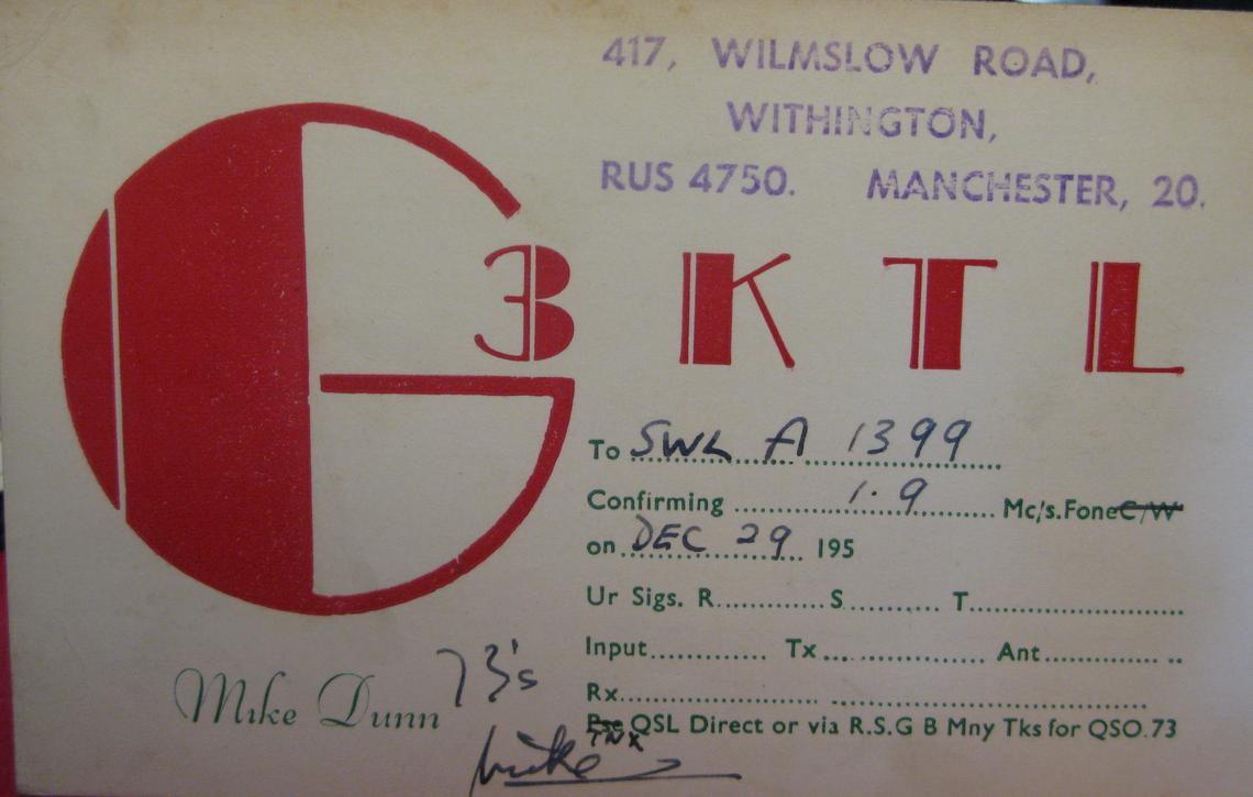 Front of card from g3ktl