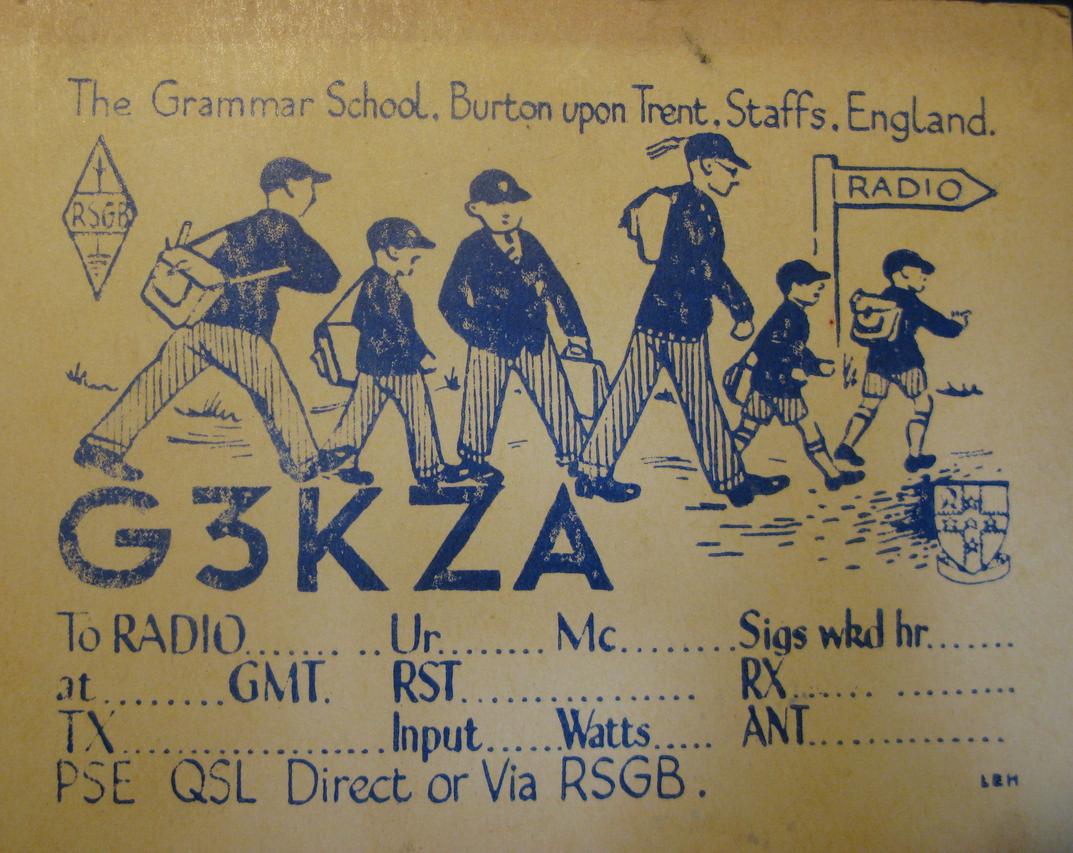 Front of card from g3kza