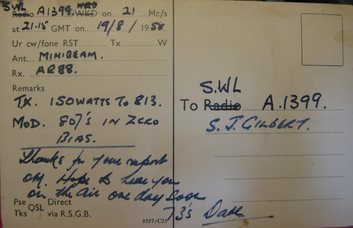 Back of card from g3lqq
