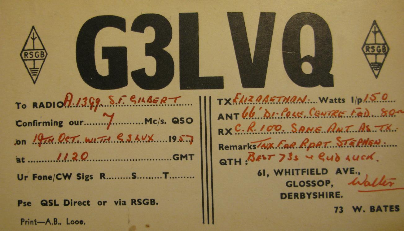 Front of card from g3lvq