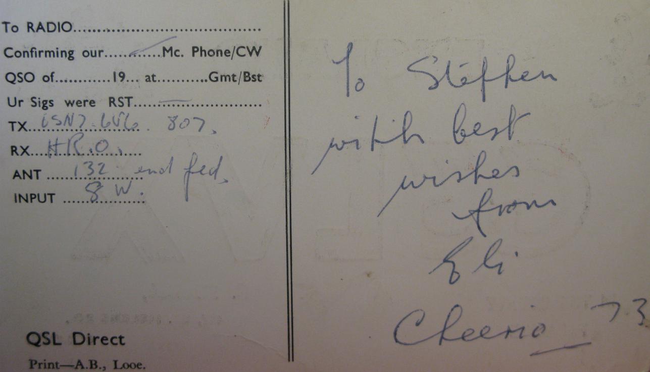 Back of card from g3lvx