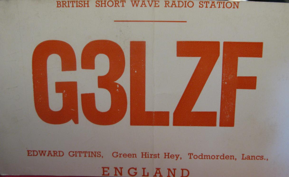 Front of card from g3lzf