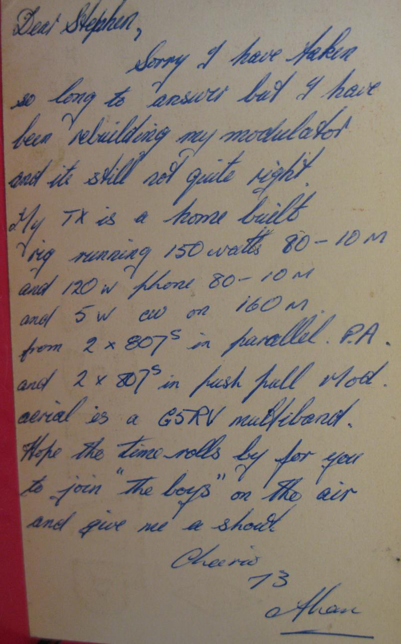 Back of card from g3map