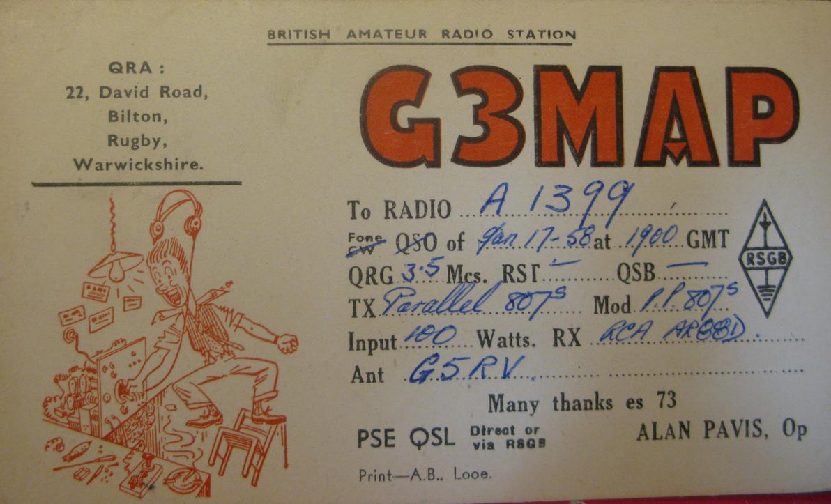 Front of card from g3map