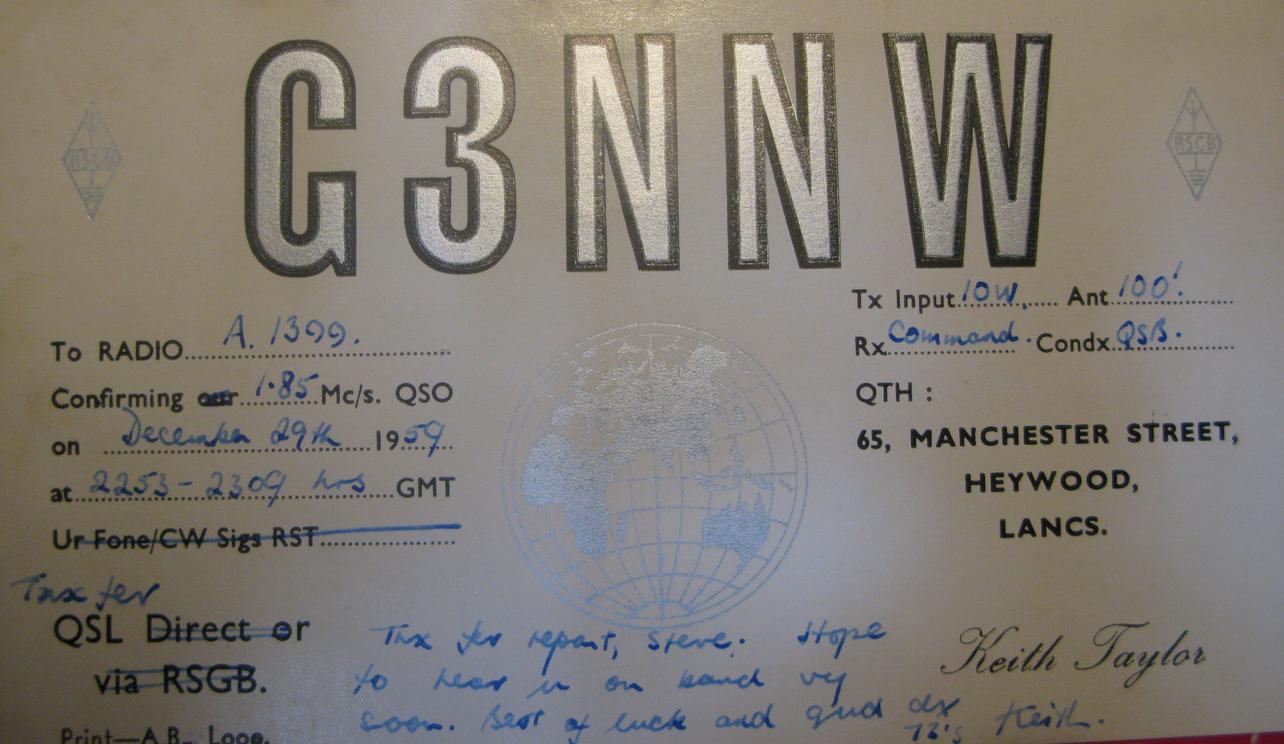 Front of card from g3nnw