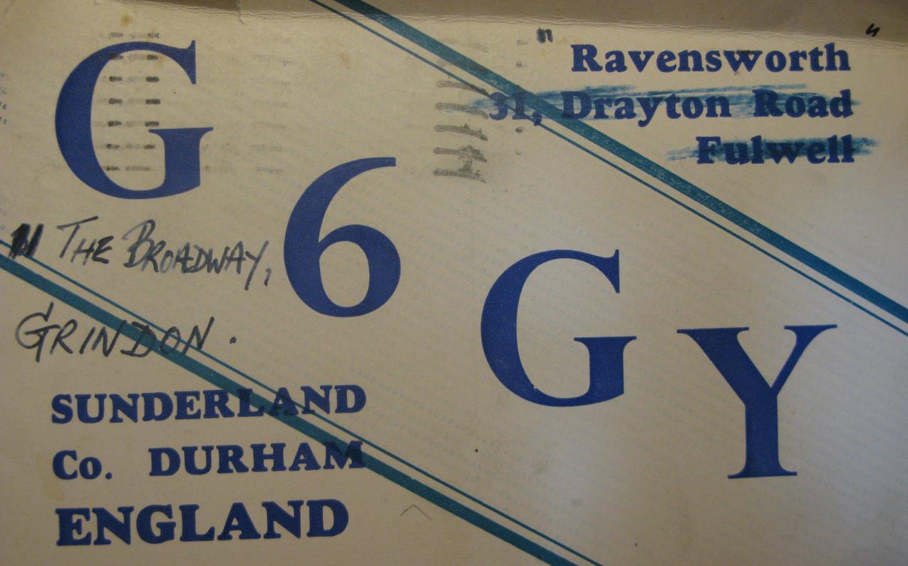 Front of card from g6gy