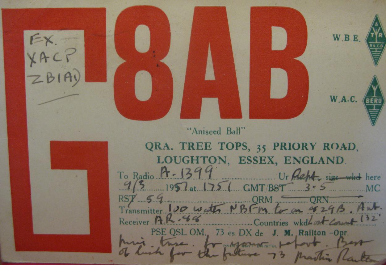 Front of card from g8ab