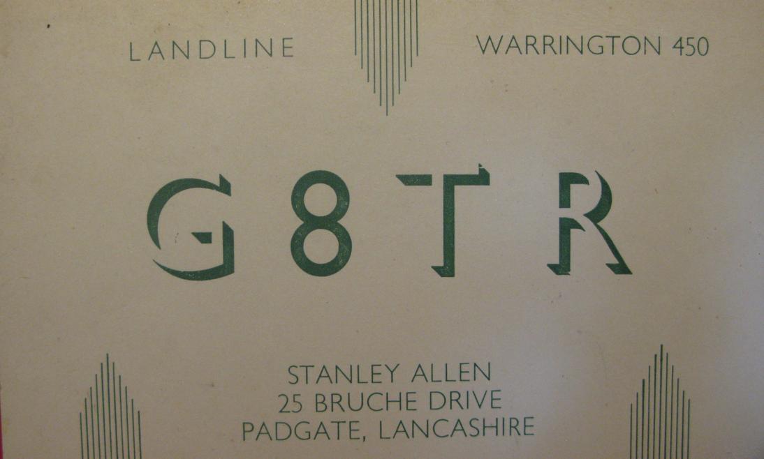Front of card from g8tr