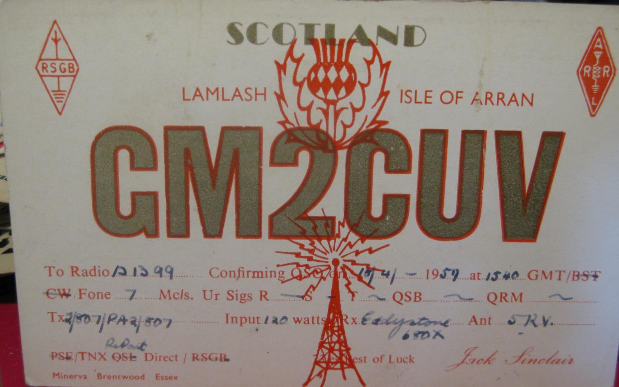 Front of card from gm2cuv