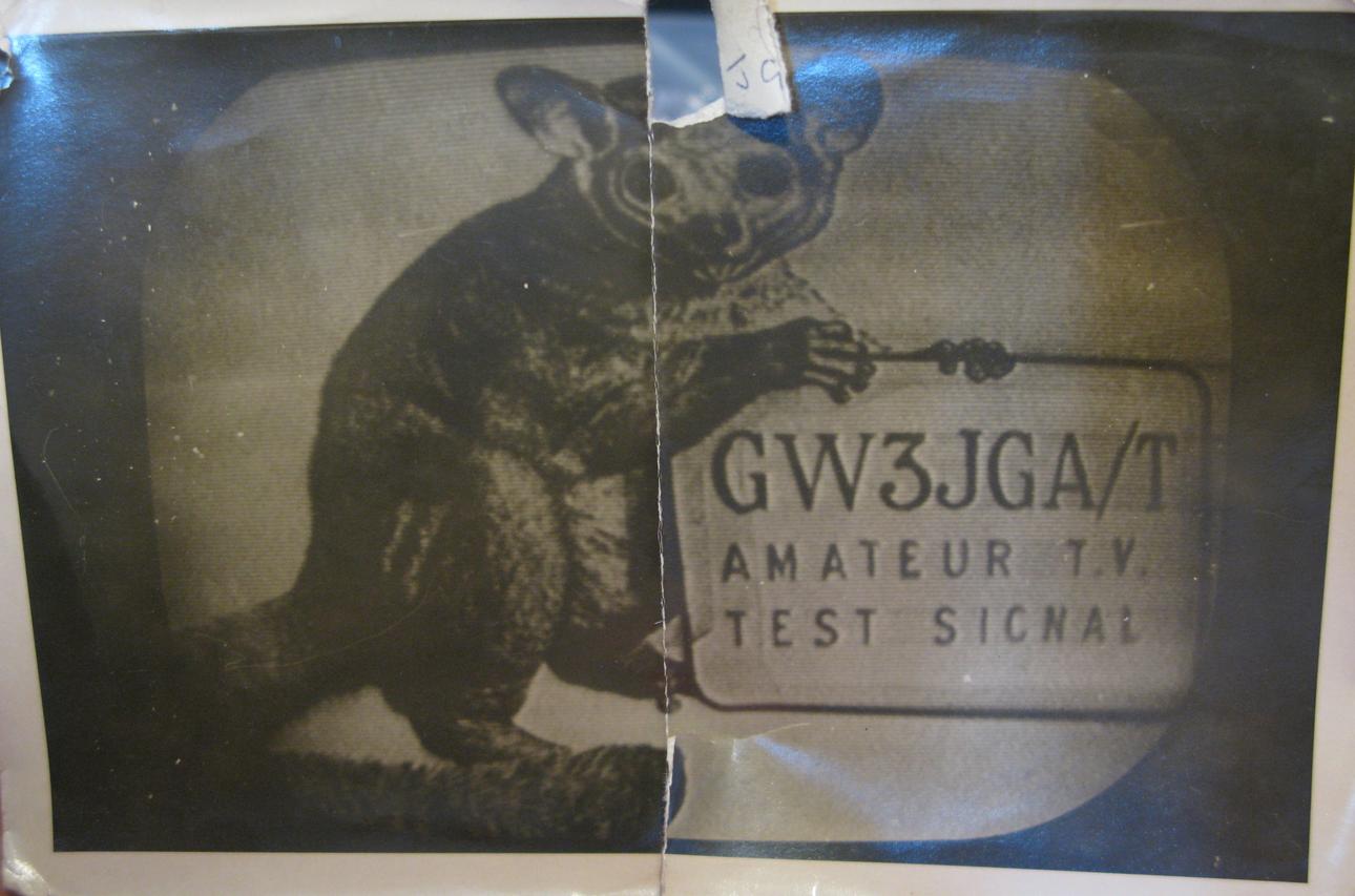 Front of card from gw3jgat