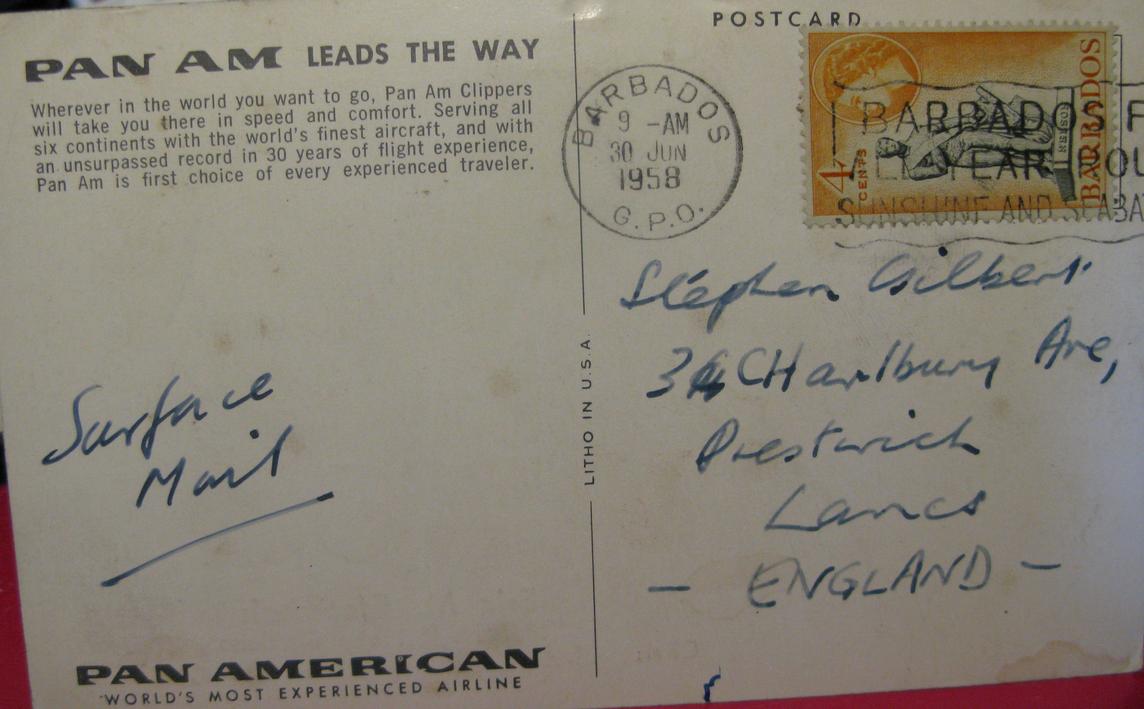 Back of card from vp6lt