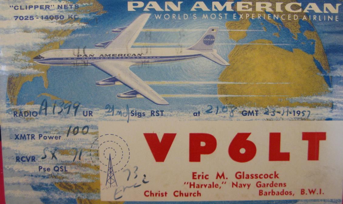 Front of card from vp6lt