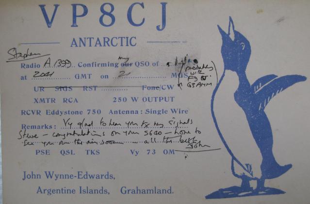 Front of card from vp8cj